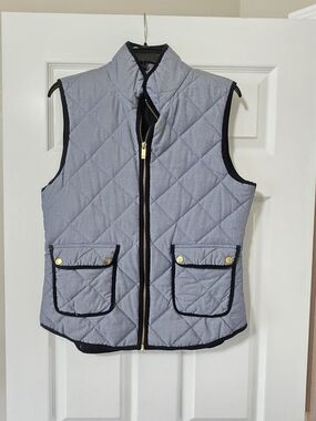 Daniel Cremieux Quilted Vest with Gold Details